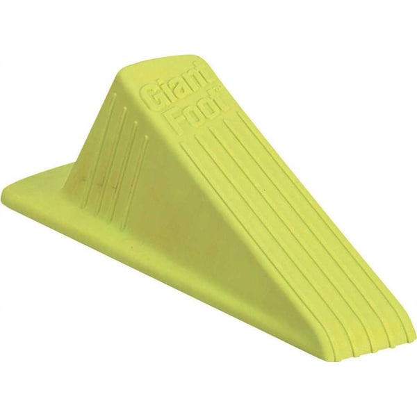 6-1/4 in. Yellow and Green Super Door Stop